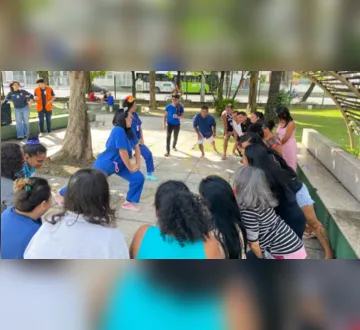 Imagem ilustrativa da imagem 'Bloquinho da Reabilitação' acolhe acompanhantes no Hospital Metropolitano