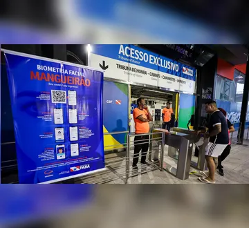 Imagem ilustrativa da imagem Re-Pa marca nova fase da biometria facial no Mangueirão. Veja como funciona