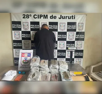 Imagem ilustrativa da imagem PM apreende 22 kg de drogas e prende suspeito no Pará