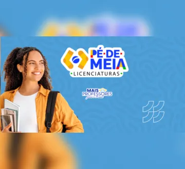 Imagem ilustrativa da imagem Pé-de-Meia abre inscrições com incentivo de R$ 1.050 e 73 mil vagas