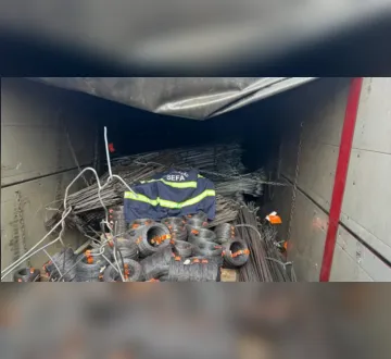 Imagem ilustrativa da imagem Sefa apreende 25 toneladas de vergalhões e arame com irregularidade no Pará