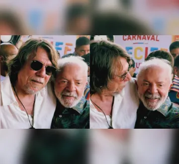 Imagem ilustrativa da imagem Lula prestigia Galo da Madrugada ao lado de Lenine, em Recife