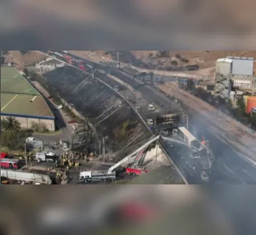 Imagem ilustrativa da imagem Explosão de caminhão-tanque deixa 4 mortos e 17 feridos no Chile