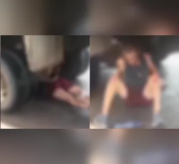 Imagem ilustrativa da imagem Homem é atropelado, fica embaixo de caminhão e sobrevive, na BR-316