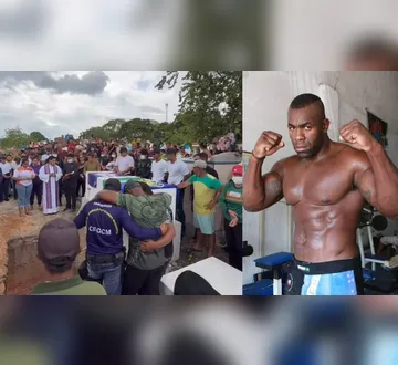 Imagem ilustrativa da imagem VÍDEO: Comoção e homenagens no velório do ex-lutador Mondragon