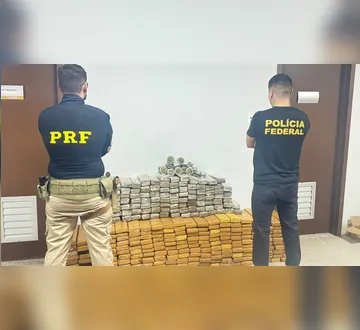 Imagem ilustrativa da imagem VÍDEO: PF e PRF apreendem mais de 300 kg de drogas no Pará