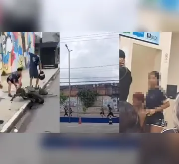 Imagem ilustrativa da imagem VÍDEO: Torcedores entram em confronto antes da Supercopa Grão-Pará