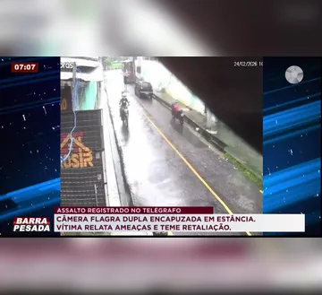 Imagem ilustrativa da imagem EXCLUSIVO: Dupla encapuzada assalta estância em Belém