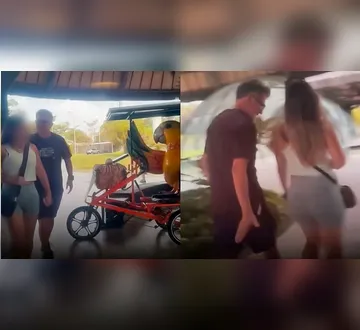 Imagem ilustrativa da imagem VÍDEO: Flagra do técnico do Remo viraliza em parque de Belém