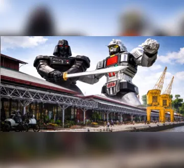 Imagem ilustrativa da imagem VÍDEO: IA cria batalha de Jaspion contra Satan Goss em Belém