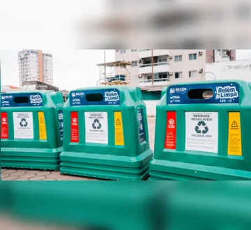 Imagem ilustrativa da imagem Belém terá 1,3 mil novos coletores para reforçar descarte de lixo