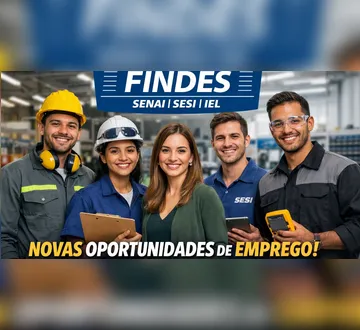 Imagem ilustrativa da imagem FINDES disponibiliza novas vagas de emprego no SESI e no SENAI