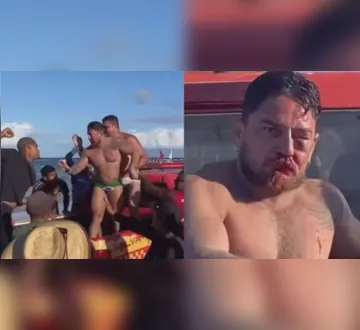 Imagem ilustrativa da imagem Casal agredido em Porto de Galinhas: 14 barraqueiros são identificados