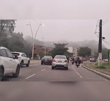 Imagem ilustrativa da imagem Belém amanhece sob forte neblina. Mais tarde vai chover? Confira