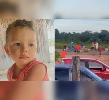 Imagem ilustrativa da imagem Familiares protestam após desaparecimento de criança no Pará