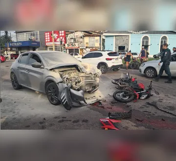Imagem ilustrativa da imagem VÍDEO: motociclista morre após acidente com carro em Ananindeua