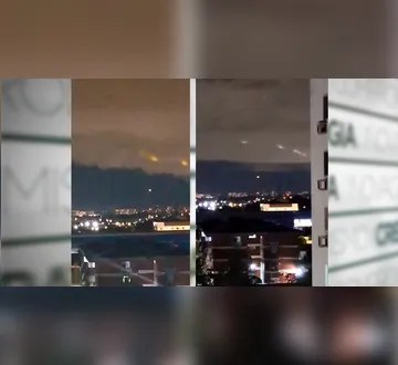 Imagem ilustrativa da imagem Luzes misteriosas no céu de Belém intrigam moradores; veja!&nbsp;