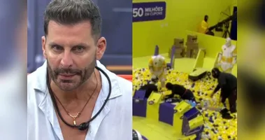 ator Henri Castelli passou mal após cerca de nove horas consecutivas na dinâmica de resistência.