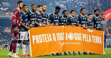 Leão estreia na temporada e participa do lançamento da campanha