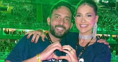 Apesar de não ser convidado, Gusmão desejou felicidades a irmã.