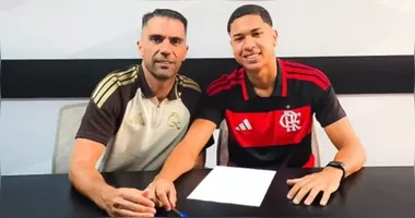 Zagueiro de 17 anos chega como aposta de futuro e vai integrar o time sub-20 do Flamengo