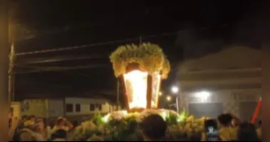 Milhares de fiéis estiveram na trasladação