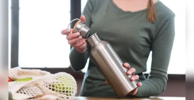 Imagem ilustrativa da imagem Você sabe limpar a sua garrafinha? Veja como evitar contaminação