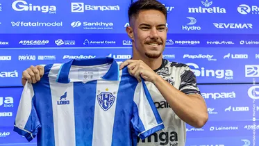 Imagem ilustrativa da notícia: "Muito feliz de estar vestindo a camisa do Paysandu", diz Caio Mello
