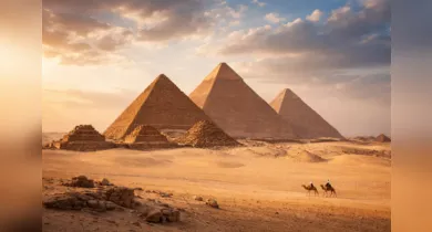 Uma cidade secreta sob as pirâmides de Gizé