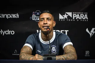 Imagem ilustrativa da notícia: Alef Manga é apresentado e fala em recomeço no Remo