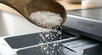 Uso do sal de cozinha potencializa a limpeza, ajuda a preservar cores e pode até substituir o amaciante em alguns casos