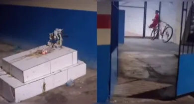 Moradores não sabem a quem pertence a sepultura.