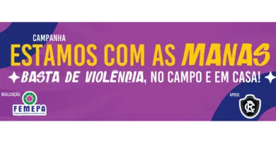 Imagem ilustrativa da notícia: Remo lança campanha contra violência contra a mulher em jogo no Baenão
