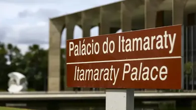 Fachada do Palácio do Itamaraty, sede do Ministério das Relações Exteriores