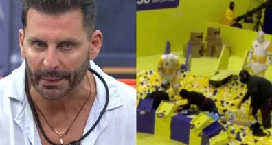 Imagem ilustrativa da imagem IMAGENS FORTES: Henri Castelli tem convulsão na prova do BBB 26