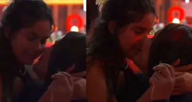 Imagem ilustrativa da imagem VÍDEO: Gabi e Chaiany se beijam durante festa do BBB 26