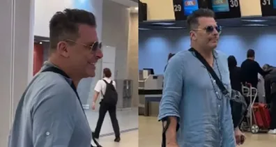 Imagem ilustrativa da imagem BBB 26: vídeo de Henri Castelli de muletas no aeroporto viraliza