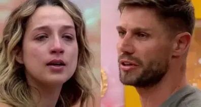 Imagem ilustrativa da imagem BBB 26: Samira chora após atitude de Jonas