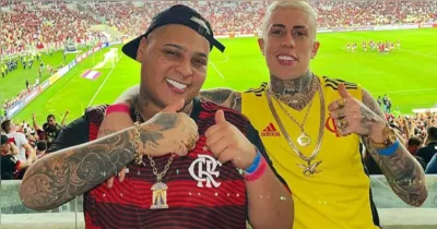 MC Daniel e MC Ryan SP em registro nas redes sociais: cantor demonstrou apoio ao amigo após prisão em operação da Polícia Federal