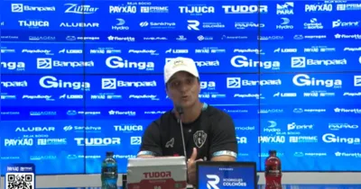 Na coletiva pós-jogo, o treinador Júnior Rocha enfatizou o momento de construção da equipe e foco jogo a jogo no Paysandu.