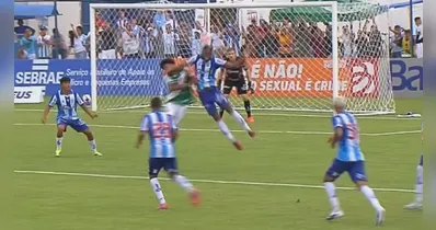 Lance polêmico decidiu a partida em favor da Tuna Luso.