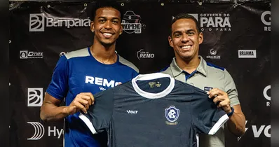 Carlinhos é apresentado oficialmente pelo Clube do Remo.
