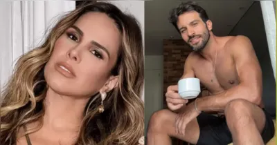 Wanessa Camargo e Bruno Bevan foram vistos em clima de romance durante noite de Carnaval na Marquês de Sapucaí.