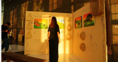 A exposição reúne produções de artistas dos estados de Rondônia, Roraima, Amapá e Pará