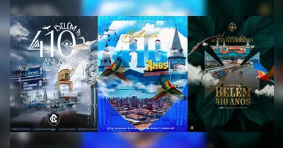 Leão, Papão e Águia prestigiam os 410 anos de Belém com homenagens especiais