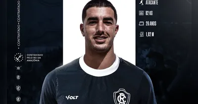 Clube do Remo anuncia a chegada do atacante argentino Rafael Monti como novo reforço para a temporada