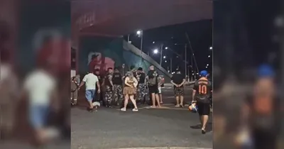 Acidente no elevado da Mário Covas, em Ananindeua, terminou com a morte de um motociclista na madrugada desta quinta-feira (18).