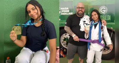 Isadora Lee Oliveira Carvalho, de 17 anos, se destacou em 2025 com diversas conquistas.