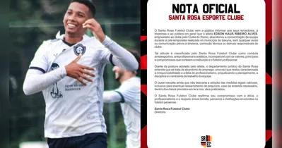 Edson Kauã Ribeiro Alves, emprestado ao clube pelo Clube do Remo, abandonou a concentração da equipe durante a pré-temporada.