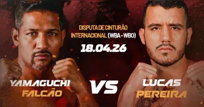 Yamaguchi Falcão e Lucas Pereira se enfrentam em uma disputa pelo cinturão internacional.